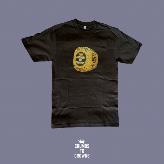 Black “Winning Season” Tee (New Arrival)