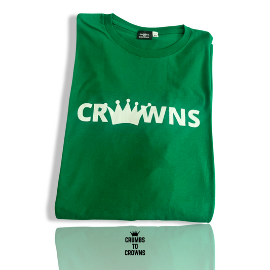 Green/White CROWNS Collection Tee (Size: 2XL)