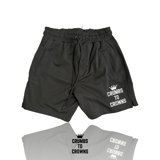 Mesh Classic Logo Shorts (Black)(Size: Small) (CLEARANCE SALE)