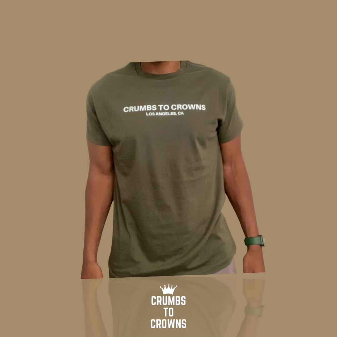 Private Blessings Tee (Olive Green/White)(Size Small)(CLEARANCE SALE)