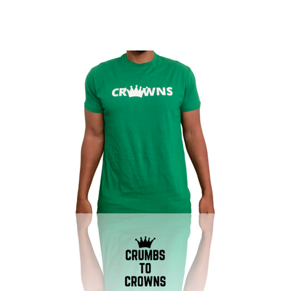 Green/White CROWNS Collection Tee (Size: 2XL)