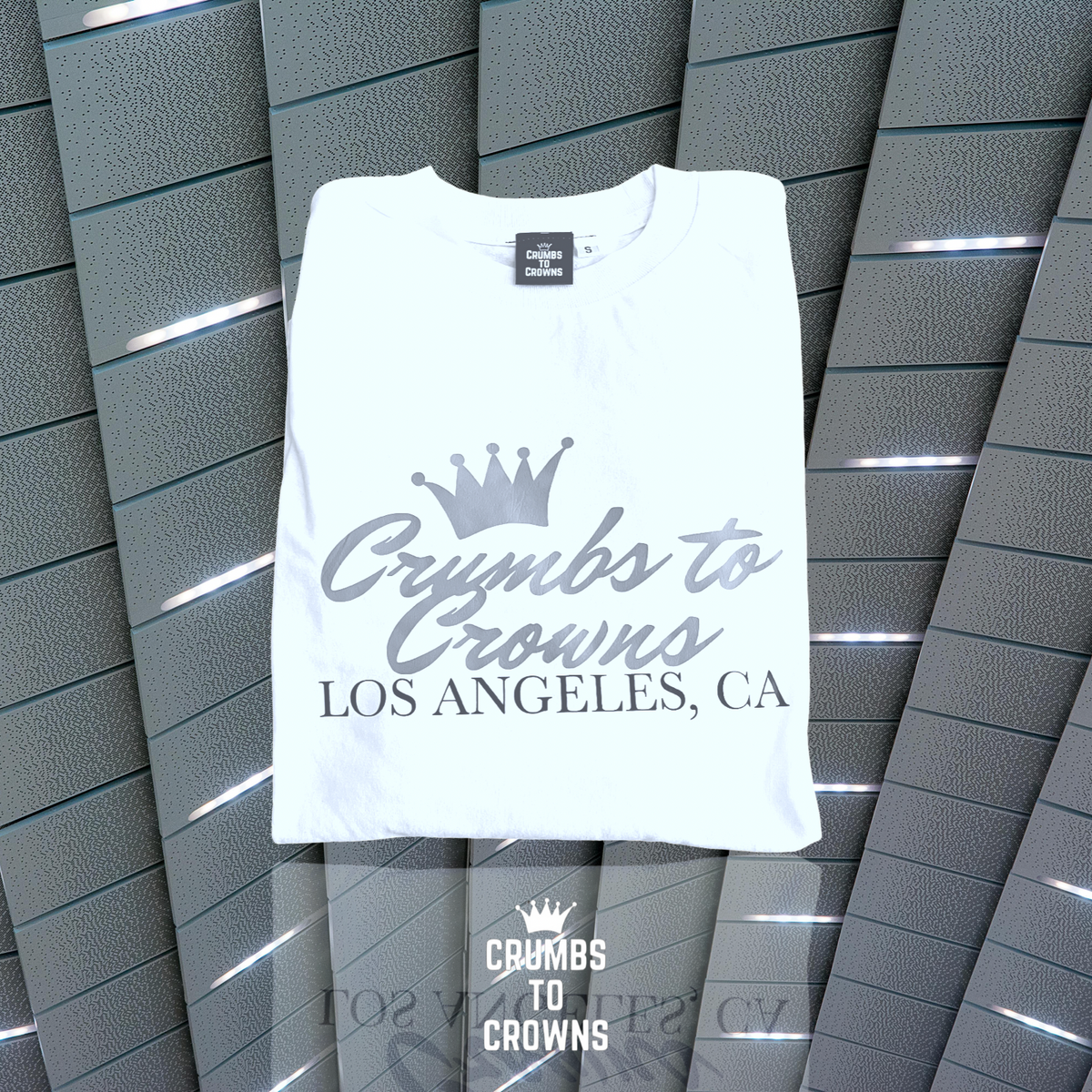 Star Life Collection Long Sleeve Tee (White/Charcoal Grey/Black)(Size: Small)(CLEARANCE)