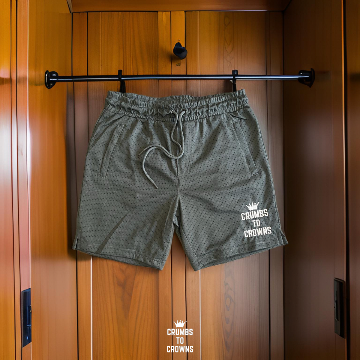 Grey Mesh Shorts (CLEARANCE)