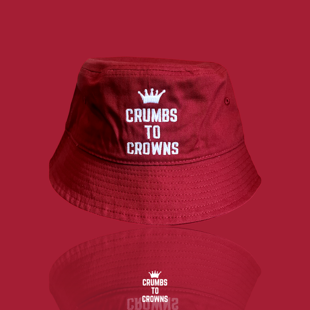 Classic Logo Bucket Hat (Maroon)(CLEARANCE)