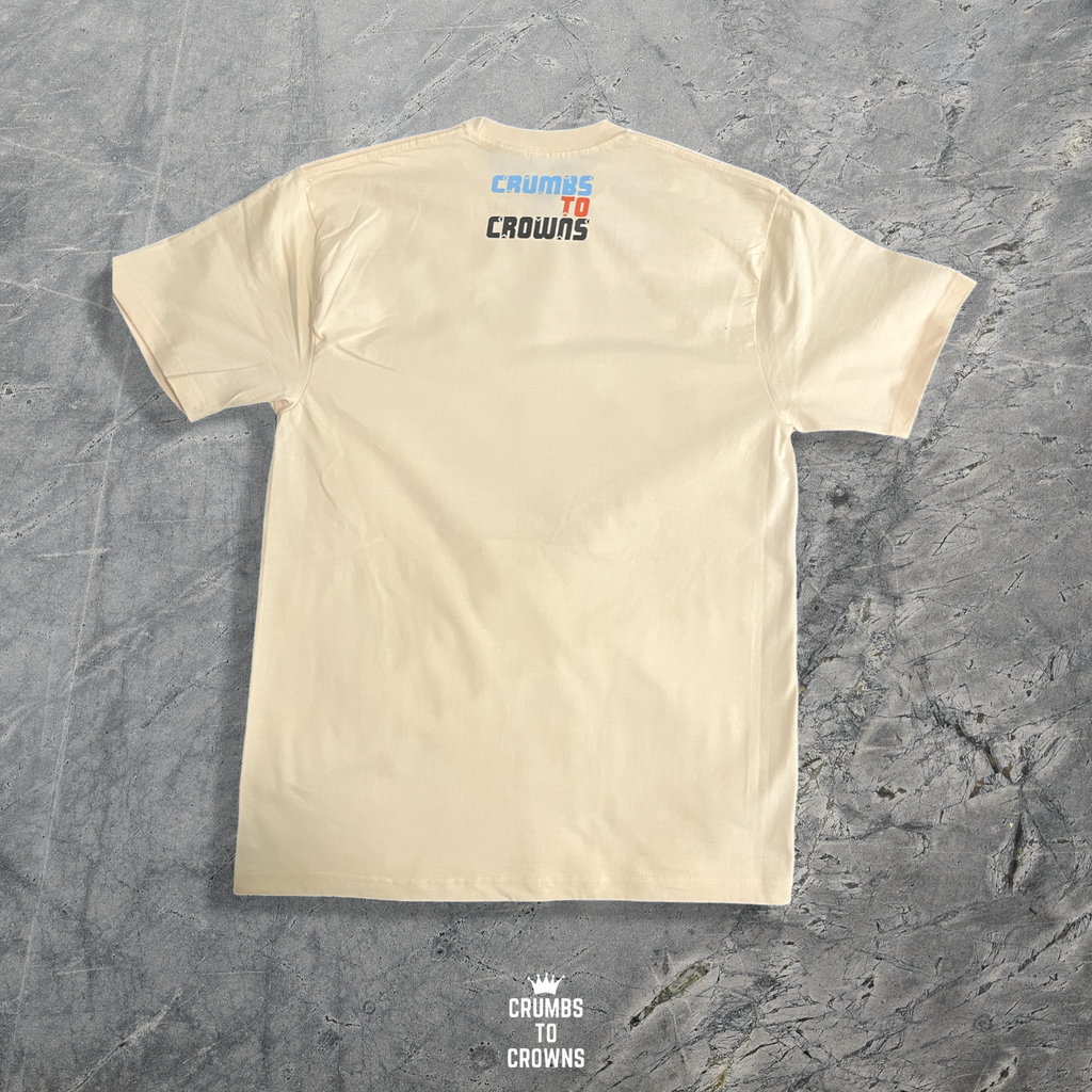 “Grace A Dieu” 9 oz. Heavyweight Tee (Cream)(Size: Small)(CLEARANCE)
