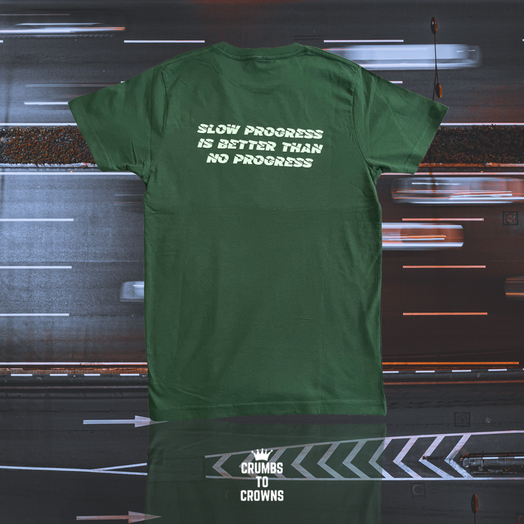 Forest Green "Run Your Race" Tee (Size: 3XL)(CLEARANCE)