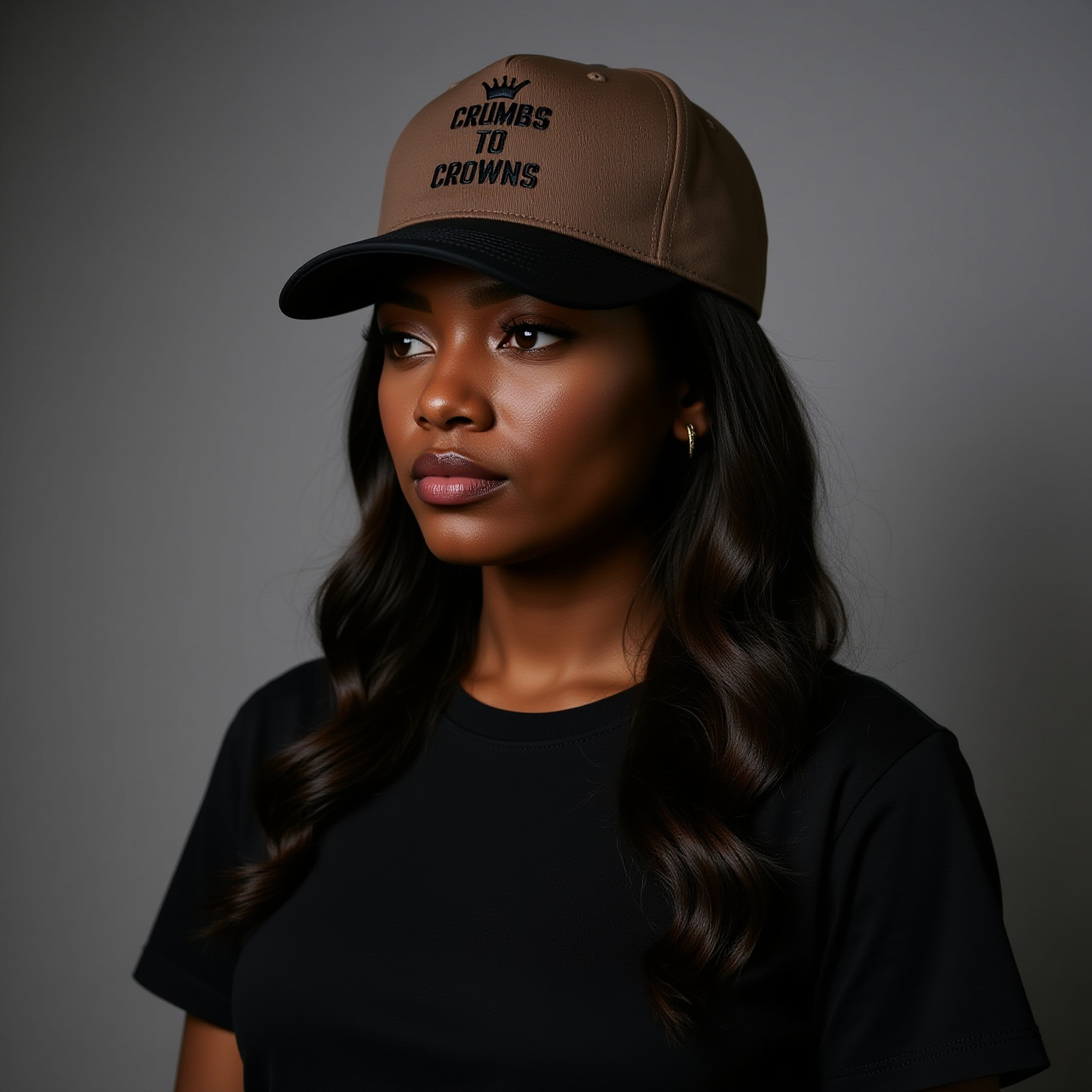 Brown/Black SnapBack Baseball Hat