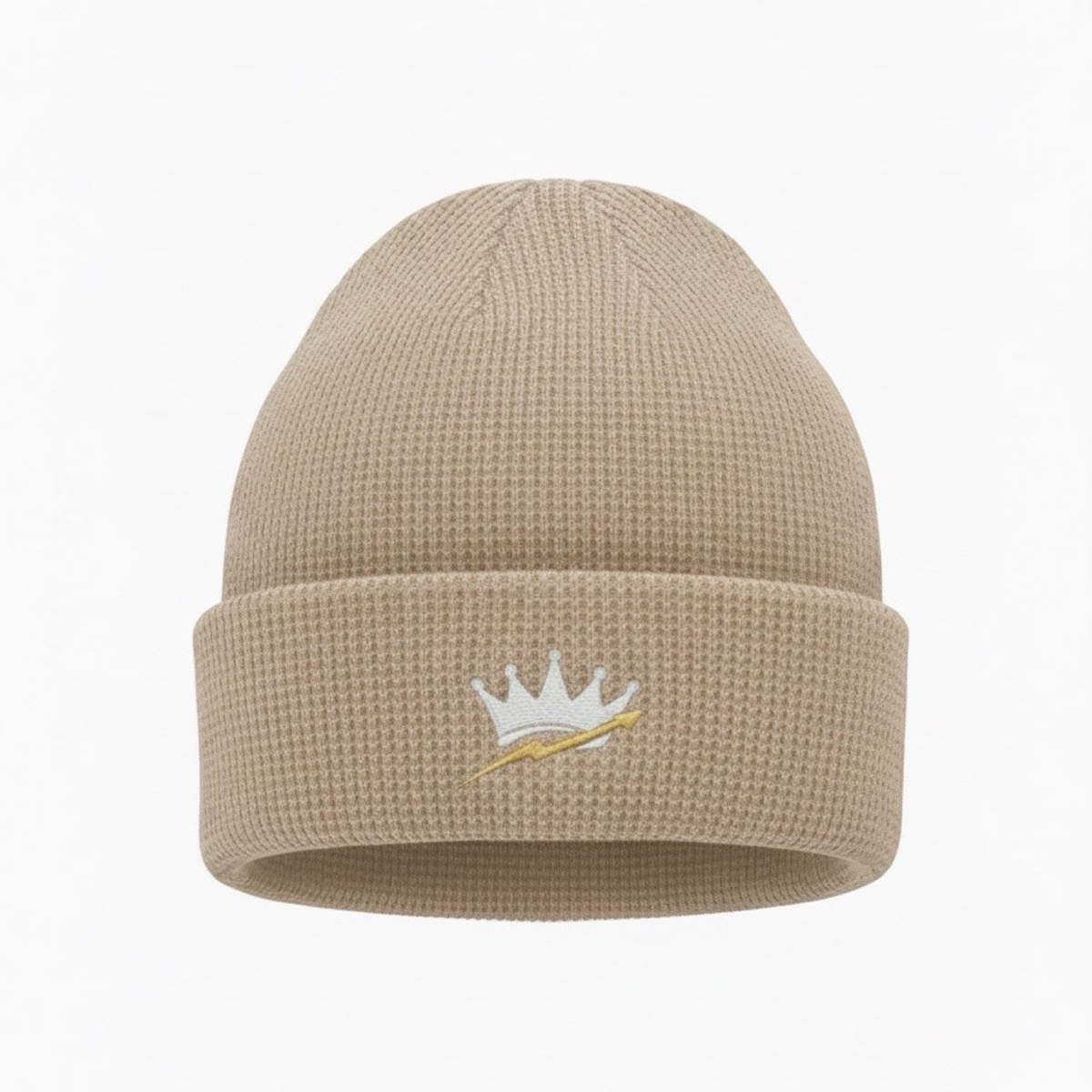 Khaki Waffle Beanie (New Arrival)