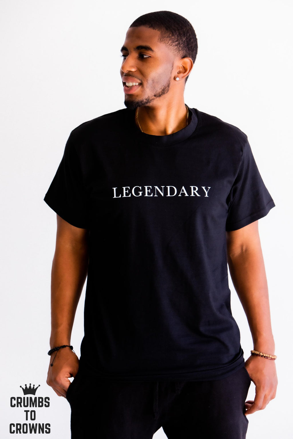 Black Legendary Tee (Size: Small) (CLEARANCE)