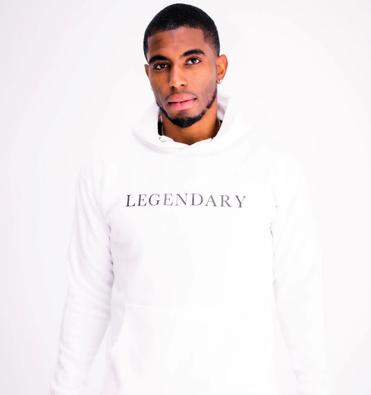White Legendary Hoodie (Limited Edition)(CLEARANCE SALE)