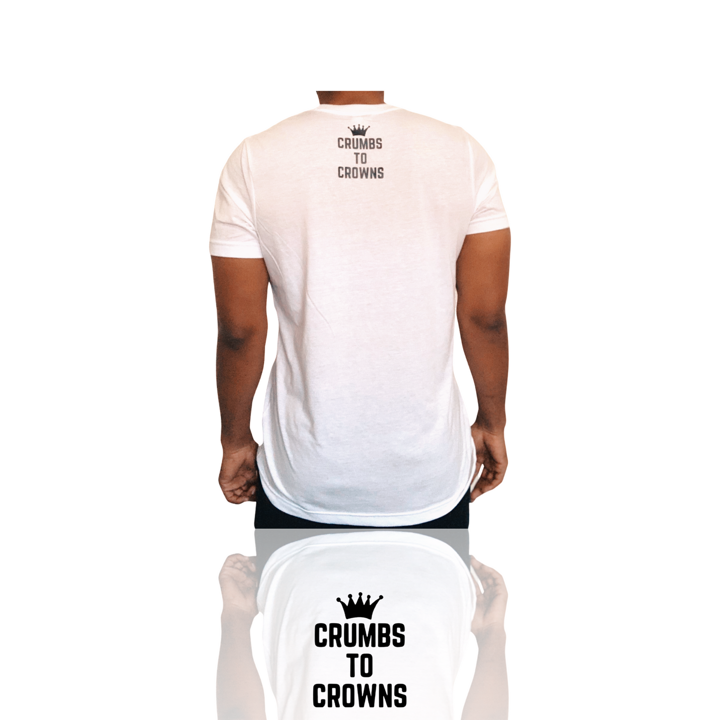 White/Black CROWNS Collection Tee
