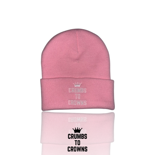 Pink Classic Logo Beanie Hat
