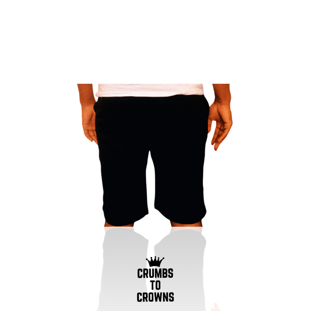 Premium Black Logo Shorts (CLEARANCE)