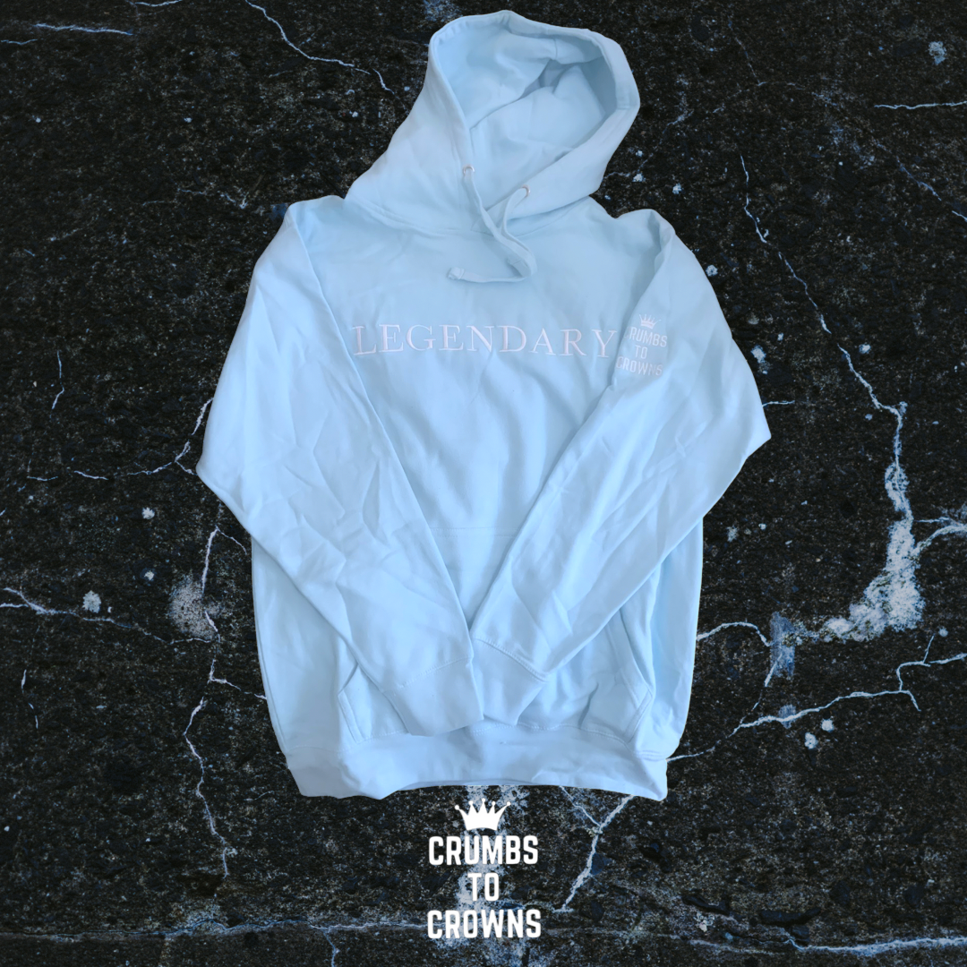 Sky Blue Premium Legendary Hoodie (Size: 2XL) (CLEARANCE)
