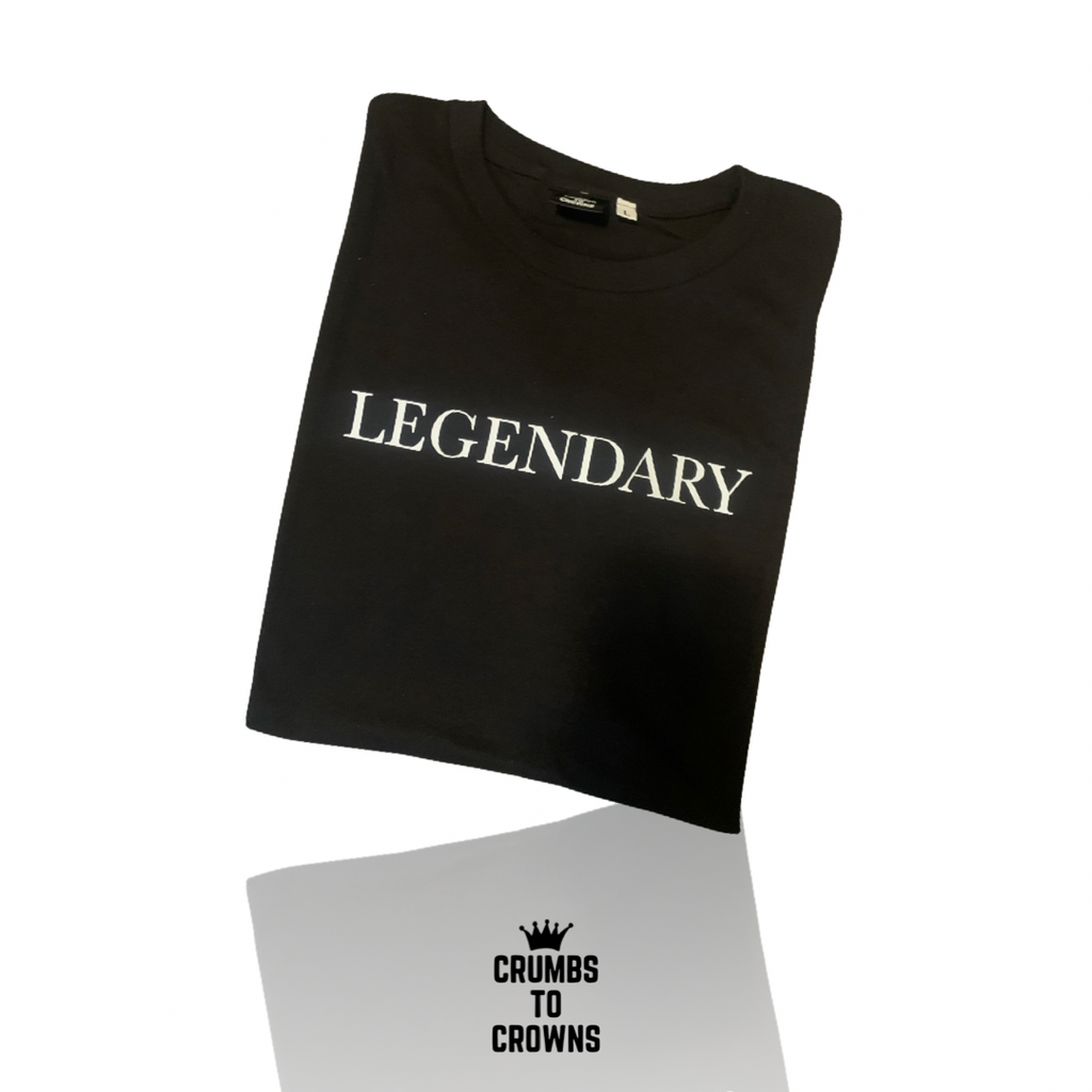 Black Legendary Tee (Size: Small) (CLEARANCE)