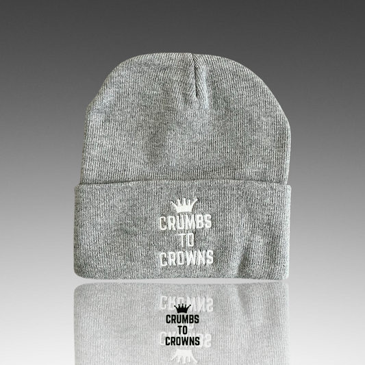 Grey Classic Logo Beanie Hat