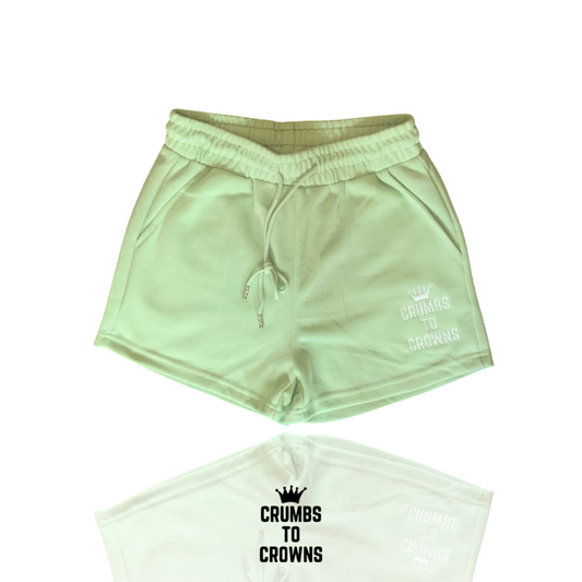 Women’s Green Classic Logo Shorts (CLEARANCE)